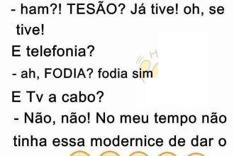 Piadas: O cara acha que eu to lendo a conversa