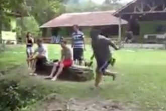 Video Cacetadas: E a correnteza levou