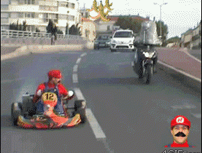 Baixar imagem Mario Kart da vida real