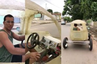 Videos: Brasileiro fez carro elétrico
