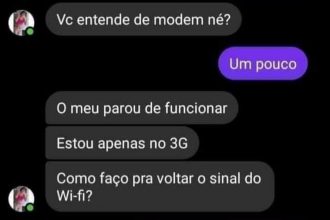 Baixar imagem Ajuda no modem aí